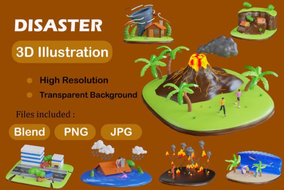 3D Natural Disaster Pack: Dynamic Visual Storytelling