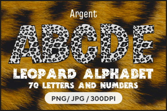 Argent Leopard Clipart: Unleashing Wild Elegance in Your Designs