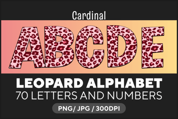 Cardinal Leopard Alphabet: A Typeface with Wild Character