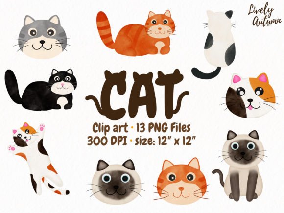 Cat Clip Art: A Designer's Guide to the Perfect Feline PNG Set