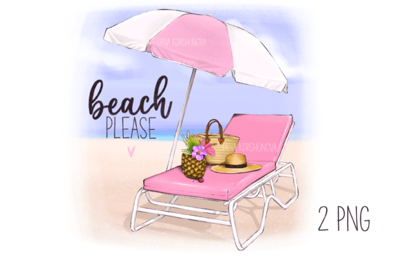Fashion Summer Clipart: Elevate Your Beach-Themed Designs