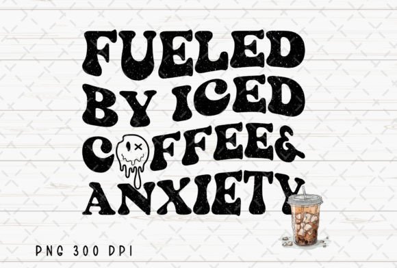 Fueled by Iced Coffee and Anxiety: More Than Just a Meme PNG