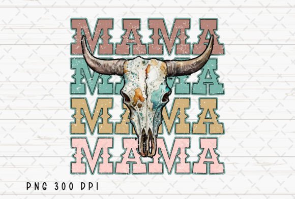 Mama Cow Skull Western Mothers Day PNG: A Designer's Guide