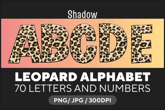 Shadow Leopard Letters: A Bold Typeface for Creative Edge