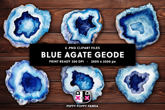 Unlocking Natural Elegance: A Guide to Blue Agate Geode Clipart